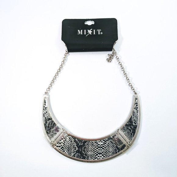 Mixit Jewelry - Mixit Faux Snake Skin Statement Necklace